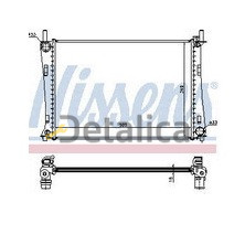 Радиатор охлаждения для Форд Фьюжн Nissens Дания
