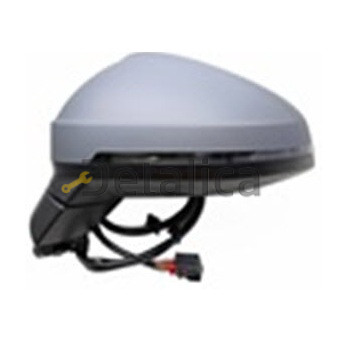 Зеркало левое электр с подогревом ук поврота автоскладыв память автозатемнение 15 конт для Ауди А4 А5 В9 от 2015 (Тайвань) aspherical