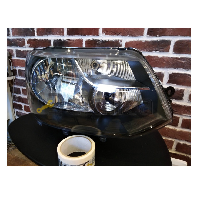 Фара правая с регулятором мотора для Фольксваген Транспортер Т5 от 2010 (Depo) H4/PY21W/P21W/W5W