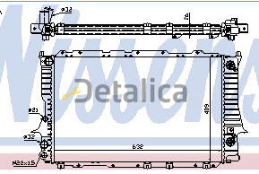 AUDI 100 (A6 94-) радиатор охлажден 