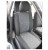 Комплект чехлов для Nissan Almera G15 Comfort Tekna ткань искус. кожа