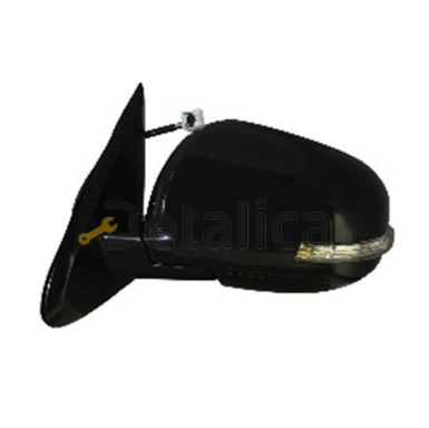 Зеркало боковое левое для Митсубиси Аутлендер 3 элект. с подогревом ук. поворота автоскладывающиеся
