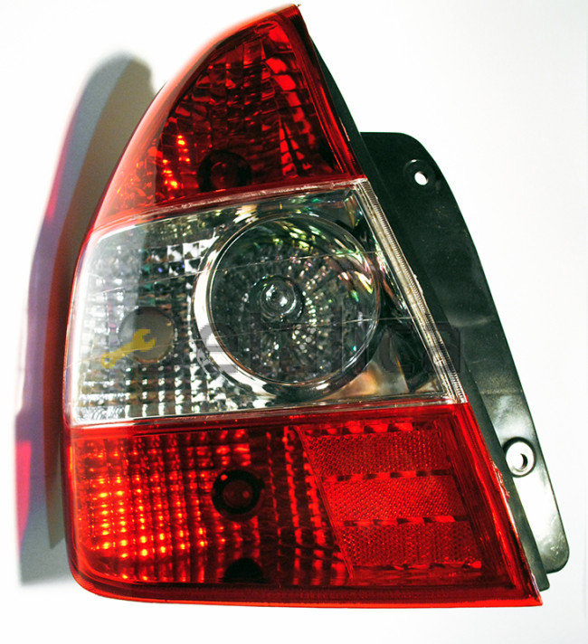 Фонарь задний левый хрусталь красно-бел для Хендай Акцент от 2000 (Китай)