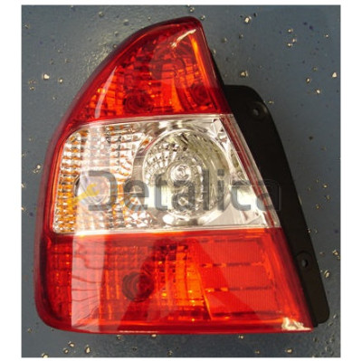 Фонарь задний левый хрусталь красно-бел для Хендай Акцент от 2000 (Китай)