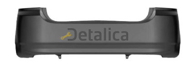 Бампер для COROLLA задн черн (ХЭТЧБЭК) (Тайвань) 