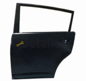 Nissan Tiida дверь задн лев (хэтчбэк) (Китай)