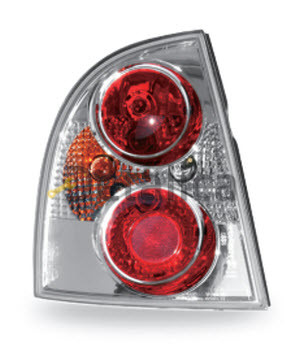 VOLKSWAGEN PASSAT фонарь задн внешн л+п (комплект) тюнинг (седан) прозрач (junyan) внутри хром