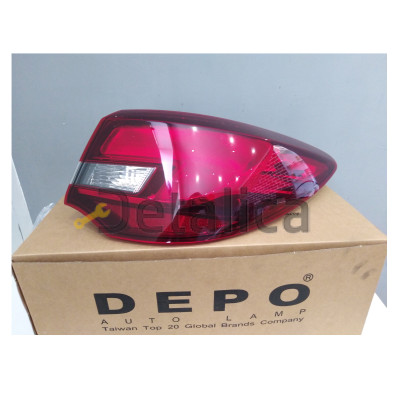 Фонарь задний внешний правый для Опель Астра J от 2012 седан