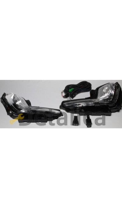 Фара противотуманная левая+правая комплект с проводкой и кнопкой для Киа Рио 3 от 2011
