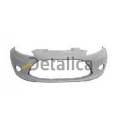 Бампер передний с отверстием под противотуманки черный для Форд Фиеста