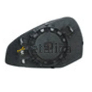 Стекло зеркала левое с подогревом для Ауди А4 А5 В9 от 2015 (Тайвань) aspherical