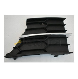 Решетка бампера передняя правая с хром молдингом для Шкода Суперб от 2013 (Китай)