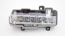 Фара противотуманная для Митсубиси Pajero IV правая DRL (ходовые огни) (Китай)