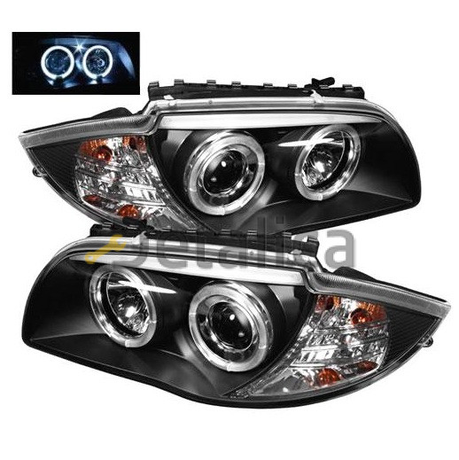 Фары тюнинг комплект для BMW E87 Sonar внутри чёрные