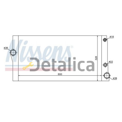 Радиатор охлаждения NISSENS для BMW F07 GT 5 Series