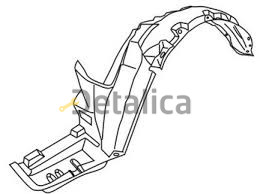 Подкрылок переднего крыла правый для Митсубиси АСХ