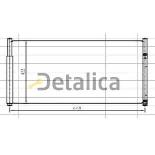 Радиатор кондиционера для Сузуки Гранд Витара Китай