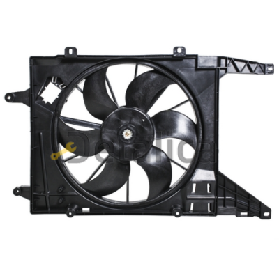 Диффузор радиатора охлаждения в сборе с рамкой с кондиционером для Ниссан Альмера G15