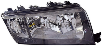 Фара для Шкода Фабия II правая под корректор, внутри черн (DEPO) Фара для Шкода Фабия II правая под корректор, внутри черн (DEPO)