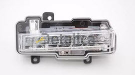 Фара противотуманная для Митсубиси Pajero IV левая DRL (ходовые огни) (Китай)