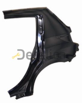 Nissan Tiida крыло задн лев (хэтчбэк) (Китай)