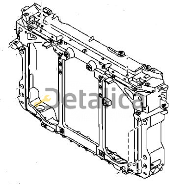 Панель передняя пластик для мазда сх5 от 2012
