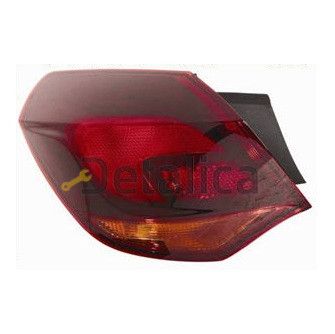 Фонарь задний внешний левый для Опель Астра J от 2009 5 дв тонированный