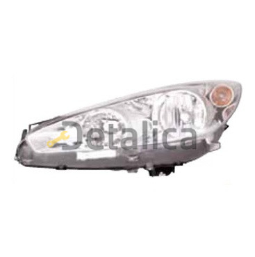 Фара левая с регулятором мотора для Пежо 308 от 2011