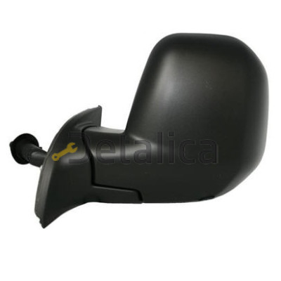 Зеркало левое механическое для Пежо Партнер от 2008 с тросиком convex