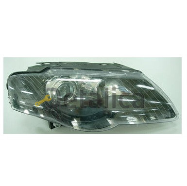 Фары тюнинг-комплект линзованная под корректор внутри черная для Фольксваген Пассат Б6 от 2005 (Depo) 