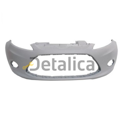 Бампер передний с отверстием под противотуманки грунт для Форд Фиеста