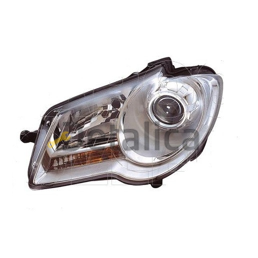 Фара левая под корректор с регулятором мотора для Фольксваген Туран 2006-2010 (Depo) Фара левая под корректор с регулятором мотора для Фольксваген Туран 2006-2010 (Depo)
