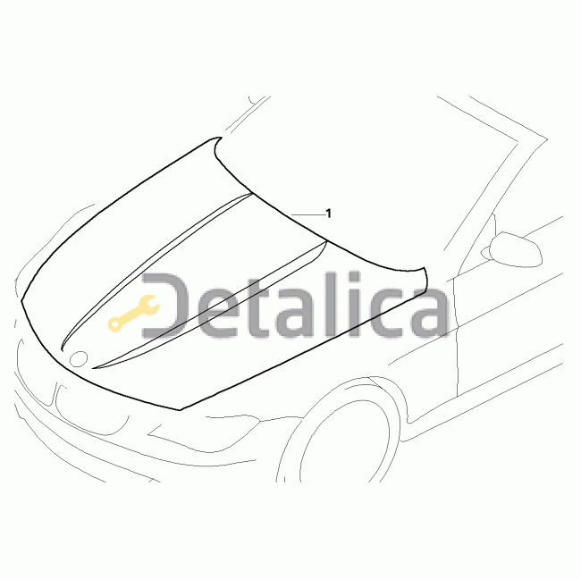 Капот для БМВ Е63 оригинал