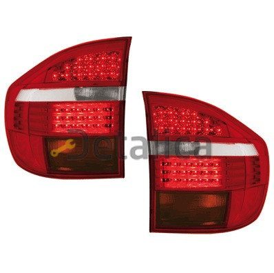 Фонари тюнинг-комплект BMW E70 X5 2007-2010 красные