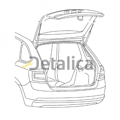 Крышка багажника для Шкода Октавия А7 универсал