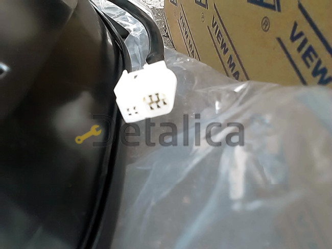 Зеркало левое электрическое с подогревом для Тойота Камри от 2006 (Тайвань) convex грунт 