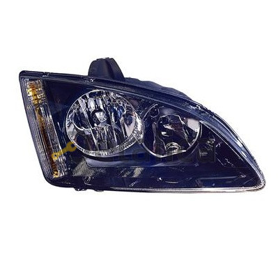 Фара правая (под корректор) внутри чёрная для Форд Фокус 2