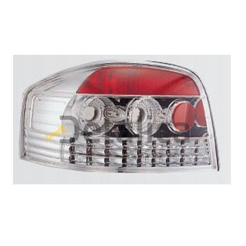 Фонари задние 3х дв тюнинг-комплект диодные внутри хром для Ауди А3 от 2004 - 2008 (Sonar)