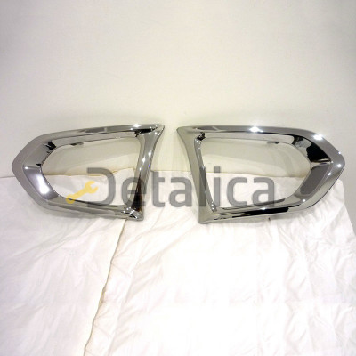 Хромированная рамка в передний бампер Ниссан Патрол 62