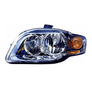 Фара левая с регулятором мотора для Aуди А4 от 2005 (Depo)