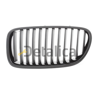 Решетка радиатора левая черная для BMW F10 5 Series от 2010