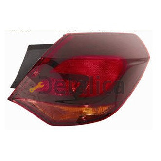 Фонарь задний внешний правый для Опель Астра J от 2009 5 дв тонированный