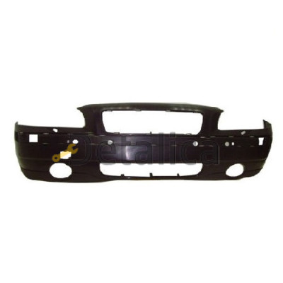 Бампер передний с отверстиями под омыватель фар для Вольво S60 от 2000-2004