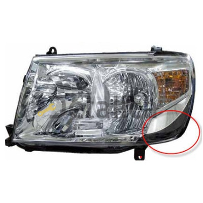 Фары комплект-тюнинг под корректор для Тойота Ленд Крузер 100 рестайл 2006