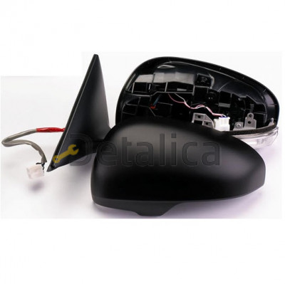 Зеркало левое электрическое с подогревом с ук поворота для Тойота Камри от 2009-2011 (Тайвань) aspherical грунт