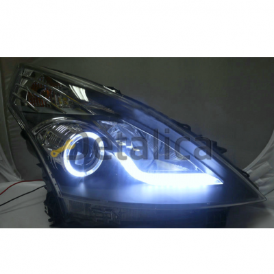 Фары для Ниссан Теана J32 тюнинг комплект Devil Eyes внутри хром