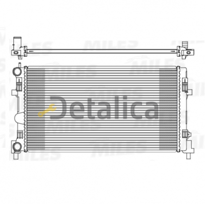 Радиатор охлаждения для Ауди А1 от 2010 Miles ( Китай )