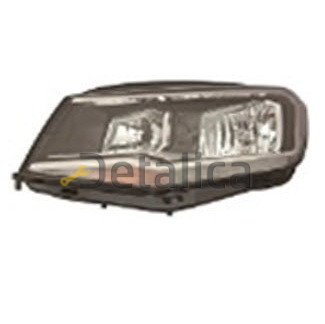 Фара левая с регулятором мотора внутри черная для Фольксваген Кадди от 2015 (Depo)