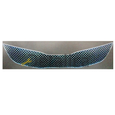 Накладка декоративная на решетку радиатора нержавеющая сталь для Киа Рио 3 от 2011 (Тайвань)