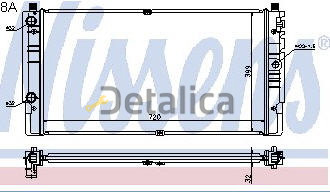 VOLKSWAGEN TRANSPORTER радиатор охлажден